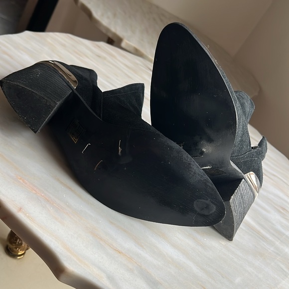 Optimum Black suede heels - Picture 5 of 6